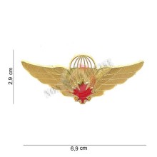 Brevetto Paracadutismo Canadese Emblema in Metallo Parawing Canada Art. 6056