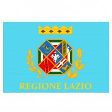 Bandiera Falg da bastone Regione Lazio cm 100x150 Eco Art. 447200-072