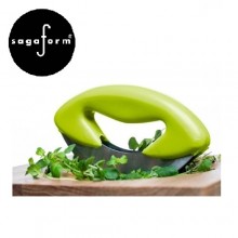 Tagliere in Bamboo con Mezzaluna a 2 Lame Professionale Sagaform Herb Cutter with Bamboo Tray Art. 5016700  Tagliere in Bamboo con Mezzaluna a 2 Lame Professionale Sagaform Herb Cutter with Bamboo Tray Art. 5016700