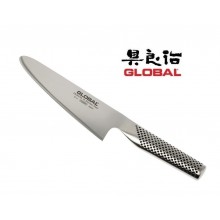 Coltello Forgiato Professionale Cuochi Chef Trinciante cm 18 Global G6 Art. G-6