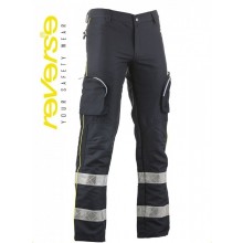 Pantalone Professionale Protezione Civile Blu + Rifiniture Gialle TREK LIGC Reverse Art. 522UT