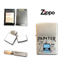 Accendino da Collezione Zippo® Original Originale USA Imbianchino Painter Idea regalo Art. 421314