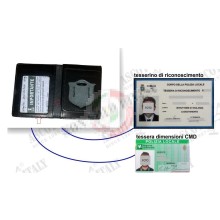 Portafoglio Portadocumenti Pelle Doppia Tasca Nuovo Senza Placca Neutro Ascot  Art. 600V-TC-PS-GG