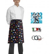 Grenbiule Falda Banconiere Con Tascone BON BON cm 70x70 Ego Chef Italia Art.6101145A