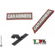 Patch Toppa PVC Gommata CARABINIERI 3D con Velcro NEV Art. PVC-1