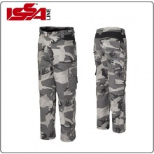 Pantalone Bermuda Militare da Lavoro ISSA  ZIP Mimetico Urban o Night Art.8029N