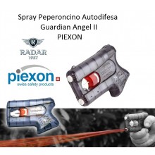 Piexon Spray Antiagressione Difesa Personale Guardian Angel II Libera Vendita Distribuita da Radar 1957 Peperoncino Art. 8200-0079