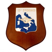 Crest Aeronautica Militare Italiana 15° Stormo Prodotto Ufficiale Art. AM0100P15ST