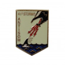 Distintivo Spilla da Camicia o Giacca Aeronautica Militare 41° Stormo ANTISOM Prodotto Ufficiale Art. AM0160P41ST