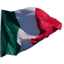 Bandiera Italia Poliestere Nautico da Esterno cm 200x300 Art.NSD.I.200x300