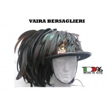 Cappello Berretto Moretto Vaira Bersaglieri con Piumetto e Fregio Esercito Italiano Made in Italy Art. TUSCAN-B