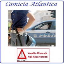 Camicia Manica Corta Polizia di Stato Atlantica Con Bottoni Art.PS-FAV-C