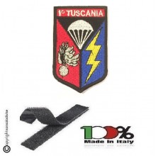 Toppa Patch Scudo con Velcro Ricamata Carabinieri 1° Tuscania Art.CC-TUS    