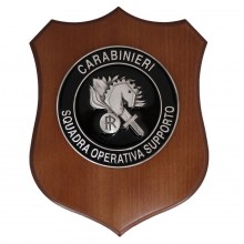 Crest Quadretto Carabinieri Squadra operativa Supporto  Ufficiale Italiano Giemme Art. CC01PSQOPSU