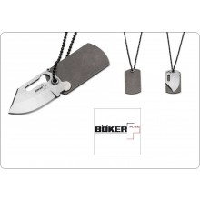 Coltello Occulto Sulla Piastrina Riconoscimento Militare Boker Plus KTK Neck Knife Art. 01BO210 Coltello Occulto Sulla Piastrina Riconoscimento Militare Boker Plus KTK Neck Knife Art. 01BO210