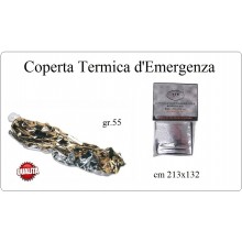 Telo Coperta in Fil Emergenza Protezione Civile Soccorso Alpinismo Croce Rossa Italiana Emergenza Sanitaria Art. 27133