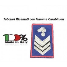Gradi Tubolari Estivi Carabinieri Ricamati con Fiamma New Brigadiere non più in uso Art.vCC-TA6