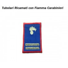 Gradi Tubolari Estivi Carabinieri Ricamati con Fiamma New Maresciallo Ordinario Art.CC-TA8
