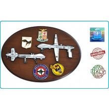 Crest Araldico Aerei MQ-9A PREDATOR MQ-1C PREDATOR A+ Aeronautica-militare Italiana cm 22,5 X 17,5 Art. AM0300