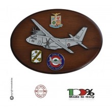 Crest Quadretto  Araldico Aerei C-27J SPARTAN Aeronautica Militare cm 22,5 X 17,5 Art. AM0302