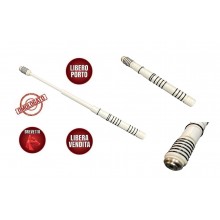 Bastone Tonfa Manganello Certificato Strumento Multifunzione PRG 580 ® Bastone telescopico omologato AUTODIFESA TACTIC 580 in Nylon e Fibra di Vetro BIANCO Art. TACTIC580-B