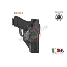 Fondina Professionale in Polimero Stampato a Iniezione - Livello di Ritenzione II Duty Cama Open Vega Holster Italia NEW Polizia Carabinieri guardie Giurate GPG Art. DCH08