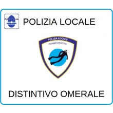 Distintivi Di Specialità Omerali Polizia Locale Sommozzatori Art.NSD-PLSU