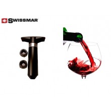 Set Salva Vino Professionale Pompetta + Due Tappi SWISSMAR Bar Ristorante Art. 71010