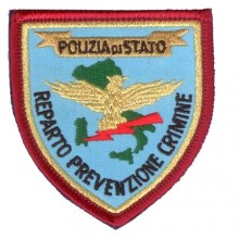 Patch Toppa Scudetto Polizia Reparto Prevenzione Crimini Art.EU2120V