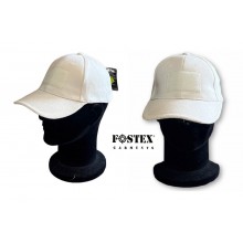 Cappello Baseball Cap Contractor Fostex Bianco Sporco con Predisposizione Strip Frontale Art. 215167X