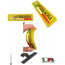 Patch Toppa Scudetto con Velcro PVC 3D ITALIA + LOGO Protezione Civile CAPOSQUADRA New Art. PVC-23