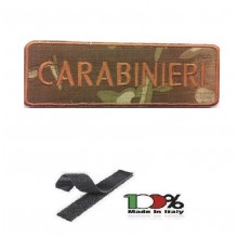 Patch Toppa con Velcro Carabinieri Modello Lineare Gigante  Art.CC-22 Patch Toppa con Velcro Carabinieri Modello Lineare Gigante  Art.CC-22