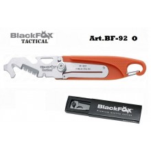 Coltello Professionale Rescue Model Black Fox Tactical Serramanico Arancio Art. BF-92 O