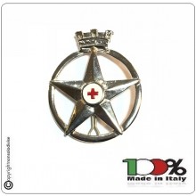 Fregio Basco Metallo C.R.I. Croce Rossa Italiana Esercito Italiano Truppa Sanità  Art.NSD-F-30