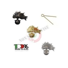 Fregio Basco Metallo Carabinieri Metallo Oro o Argento CC Fregio Lucerna Carabinieri GUS ANC Art.FREGIO-CC