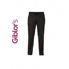 Pantalone Pantalaccio Coulisse Cuoco Chef Cucina Unisex Nero Giblor's Art. 125/N