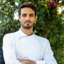 Giacca Cuoco Chef Slim Fit Professionale Bianca Patrick Possibilità di Personalizzazione con Nome Ricamato Giblor’s Art. 20P08G174