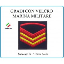Grado a Velcro Giubbotto Navigazione Marina Militare Sottocapo di 1 C. Scelto  Art.M-7