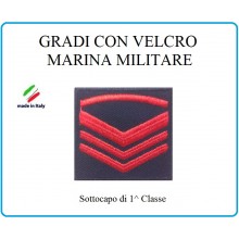Grado a Velcro Giubbotto Navigazione Marina Militare Sottocapo di 1 C.  Art.M-6