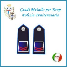 Gradi Metallo Polizia Penitenziaria per Drop Assistente  Art.PP-3