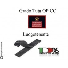 Gradi Tuta Ordine Pubblico Carabinieri con Velcro LUOGOTENENTE Art.CC-O16