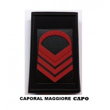 Gradi Tubolari Esercito Italiano Caporal Maggiore Capo Fondo Nero o Verde Art. NSD-CMS