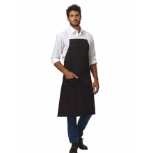 Grembiule con Pettorina Unisex Siggi Horeca Elia Nero  Art. 28PZ0387-N