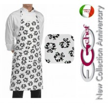 Grembiule Cucina Pettorina con Tascone cm 90x70 Chef Wild Art. 6103105A