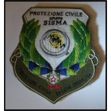Ricamo Canottiglia Gruppo SISMA con Velcro Art.NSD