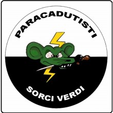 Vetrofania Brigata Paracadutisti Sorci Verdi Art.NSD-SORCI   