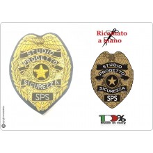 Patch Toppa Ricamo a Mano Canottiglia Studio Progetto Sicurezza SPS Art.NSD-SPS