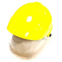 Casco Elmo Giallo Protettivo Completo di Visiera Sicor Professionale Antincendio Boschivo Soccorso Tecnico Protezione Civile Covin19 EDL-01 Art. 05050/010/020