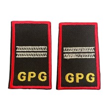 Tubolari Ricamati Bordo Rosso GPG - GPGIPS - Maresciallo Ordinario Art. GPG-M-XXM