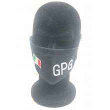 Mascherina Protettiva Modello Adulto con Ricamo Guancia Guardia Particolare Giurata  GPG + Bandiera Italia  Lavabile Art. NSD-GPG-19GPG